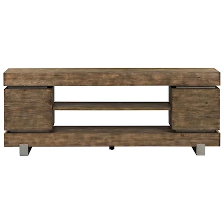 Contemporary 72" TV Console with Metal Legs